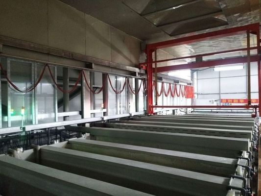 İyi fiyat 150 T / m Alüminyum anodizasyon üretim hattı oksidasyon yüzey tedavisi için Çevrimiçi