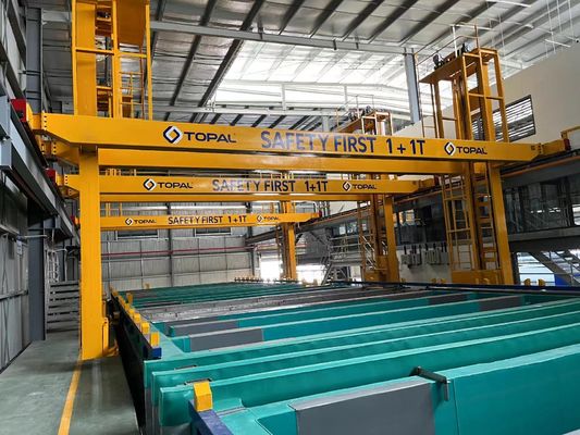 İyi fiyat Serbest Sülfürik Asit 180 artımn 30 g/l yağ çözme tankı ile anodizasyon üretim hattı Çevrimiçi