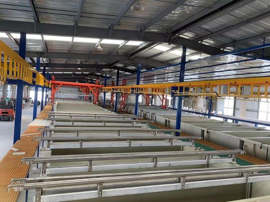 İyi fiyat Alüminyum Profilleri Anodizasyon Üretim Hatı 180 Plusmn 20g/l Sülfürik Asit çevrimiçi