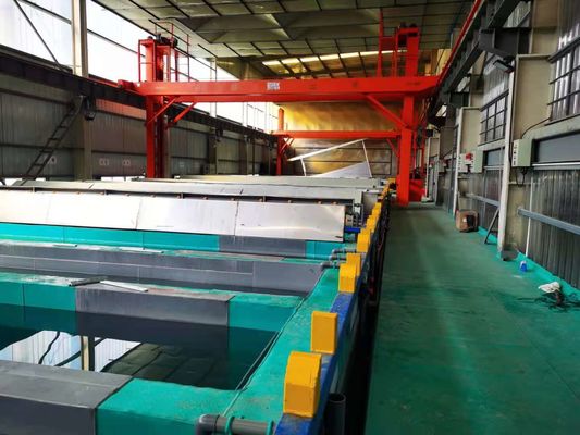 İyi fiyat 80 Tons/Month Semi-Automatic Hard Anodizing Line for Black Anodized Aluminum Parts Çevrimiçi