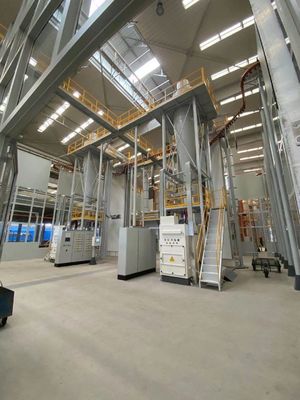 Otomatik Endüstriyel Toz Boya Hattı Dikey Alüminyum Profil