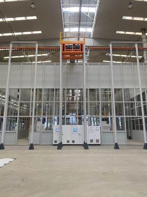 Otomatik Endüstriyel Toz Boya Hattı Dikey Alüminyum Profil