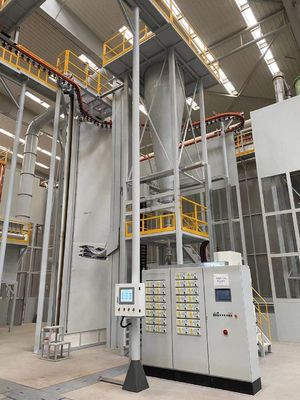 Otomatik Endüstriyel Toz Boya Hattı Dikey Alüminyum Profil