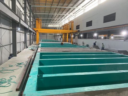 Yatay Eloksal Hattı Sistemi Arıtma Manuel Raf Yöntemi