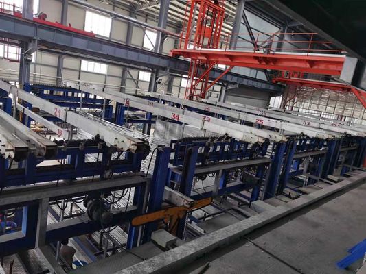 12500mm Maksimum Profil Uzunluğuna Sahip 220V 50HZ Otomatik Eloksal Hattı