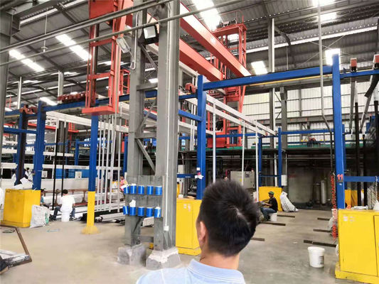 Güç Otomatik Eloksal Hattı Süreci Yatay Eloksal hattı