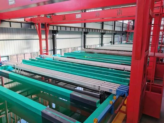 2000T/M Metal galvanizasyon yüzey tedavisi için alüminyum anodizasyon hattı