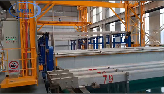 İyi bir fiyat. Alüminyum profilleri için 500T kapasiteli enerji tasarruflu özelleştirilebilir anodizasyon üretim hattı çevrimiçi
