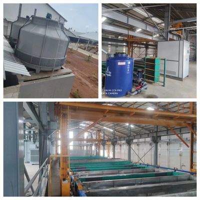 İyi bir fiyat. 150 T/M Kapasiteli, 8-12μm Film Kalınlığı ve 6500mm Maksimum Profil Uzunluğuna Sahip Endüstriyel Sınıf Alüminyum Profil Eloksal İşleme Hattı çevrimiçi