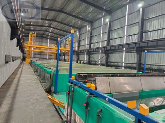 İyi bir fiyat. 5-50μm Kaplama & Ayarlanabilir Voltajlı Anodizasyon Hattı çevrimiçi