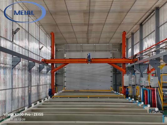 İyi bir fiyat. Horizontal Anodizing Production Line with 5-15μm Film Thickness Uniformity and ±0.5℃ Temperature Precision çevrimiçi