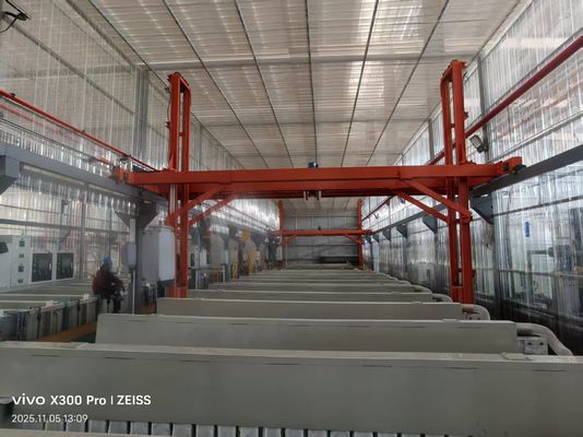 İyi bir fiyat. 6063 Alüminyum Alaşımlı Yüksek Kaliteli Kapı ve Pencere Profilleri için Özel 500T / M Anodizasyon Üretim hattı çevrimiçi