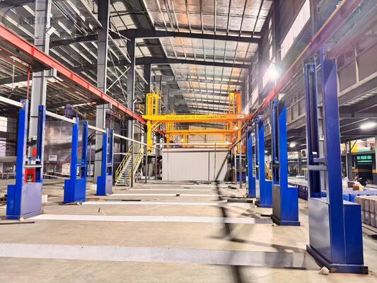 İyi bir fiyat. 150 T / M Alüminyum Profil Anodizing Line 8-12μm Film ve 365 Gündüz Garanti çevrimiçi