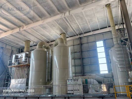 İyi fiyat Yüksek verimlilikli Anodizing Egzoz Gazı Temizleme ve Havalandırma Sisteminin Tasarımı çevrimiçi