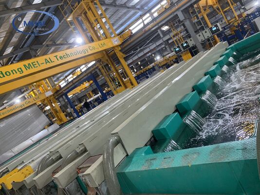 İyi fiyat 200T/ay Uzaktan İzleme ve 8-12μm Anodizing Film Kalınlığı ile Oksidasyon Üretim hattı çevrimiçi