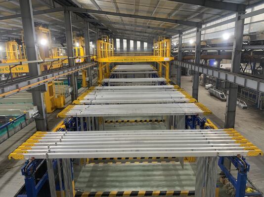 İyi fiyat 10-25μm Eloksal Film Kalınlığı için Uzaktan İzleme ve Kontrole Sahip 200 Ton/ay Kapasiteli Oksidasyon Üretim Hattı çevrimiçi