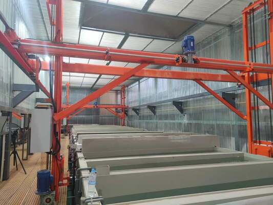 İyi fiyat 50-100T / aylık Kapasite 10-25μm Film Kalınlığı için Uzaktan İzleme ve Kontrol ile Anodizasyon Üretim hattı çevrimiçi