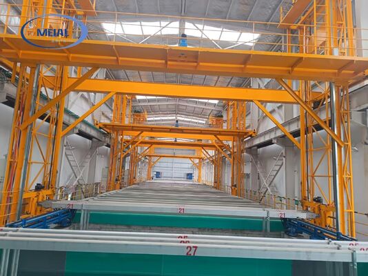 İyi fiyat Yüksek kaliteli mimari kapılar, pencereler ve perde duvar profilleri için ayda 2000 ton U şeklindeki alüminyum anodizasyon hattı Çevrimiçi