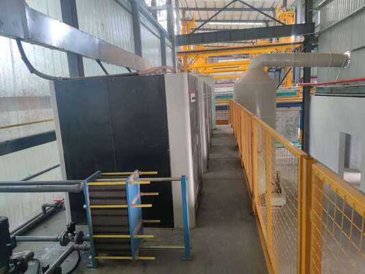 İyi fiyat PP Anti-korozyon Anodizing Treatment Tank 8000x1200x1500mm Güçlendirilmiş Çelik Çerçeve Sülfürik Asit Elektrolit İşlemi/MEI-AL TECHNOLOGY çevrimiçi
