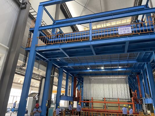 İyi fiyat 100 TPM Dikey Eloksal Hattı | Pencere ve Güneş Çerçevesi Alüminyum Profilleri - Guangdong MEI-AL Teknolojisi çevrimiçi